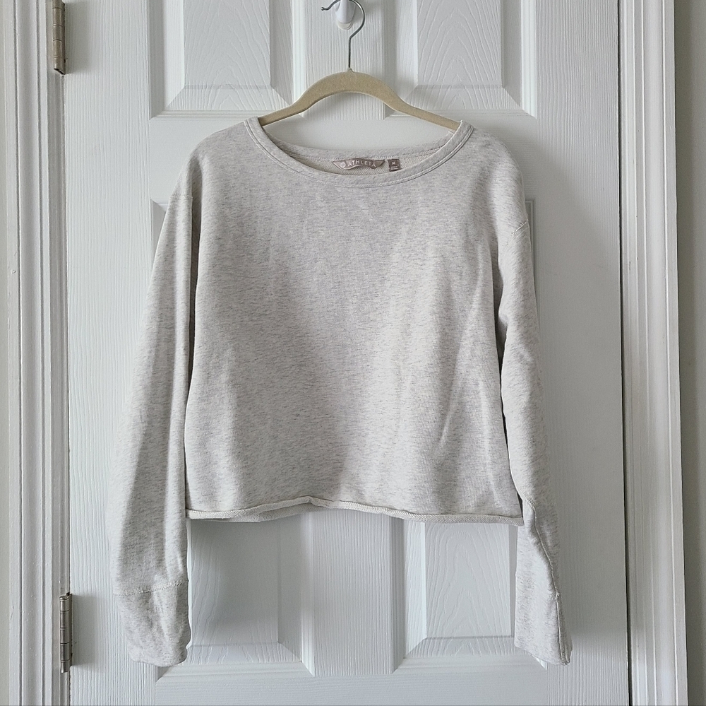 Athleta French Terry Crop Sweatshirt - Picture 2 of 4